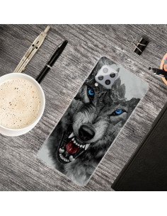 Cover Galaxy A42 5G TPU Antiurto Lupo di Montagna
