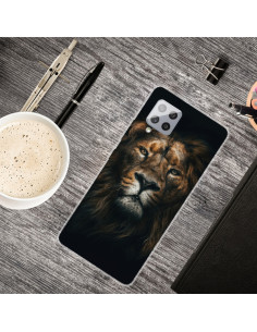 Cover Galaxy A42 5G TPU Antiurto Leone Giallo