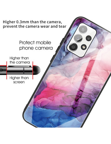 Cover Galaxy A32 4G Glass Marmo Rosso | Melacompro