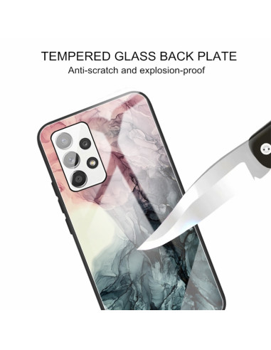 Cover Galaxy A32 4G Glass Marmo Nero | Melacompro