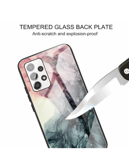 Cover Galaxy A32 4G Glass Marmo Nero | Melacompro
