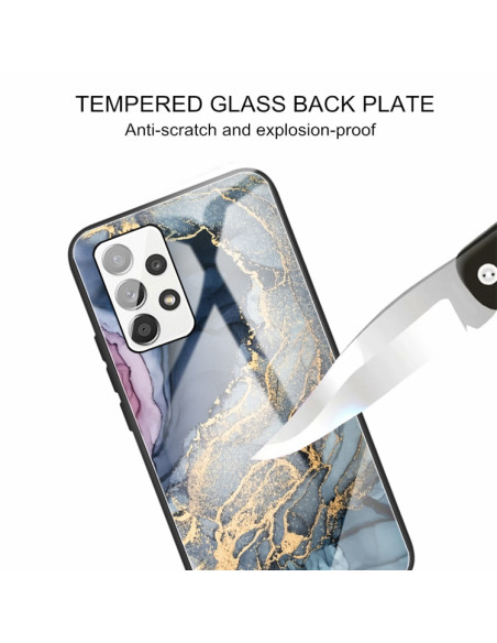 Cover Galaxy A32 4G Glass Marmo Oro | Melacompro