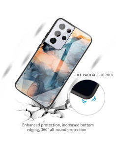 Cover Galaxy A32 4G Glass Marmo Blu | Melacompro 2