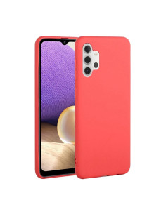 Cover Galaxy A32 5G TPU Bianco Candy Color Rosso