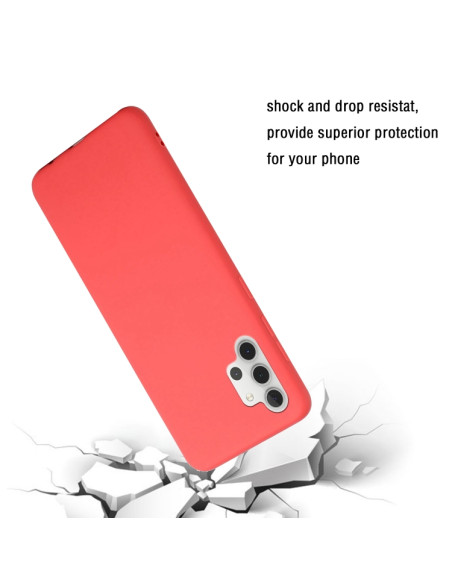 Cover Galaxy A32 5G TPU Bianco Rosso | Melacompro