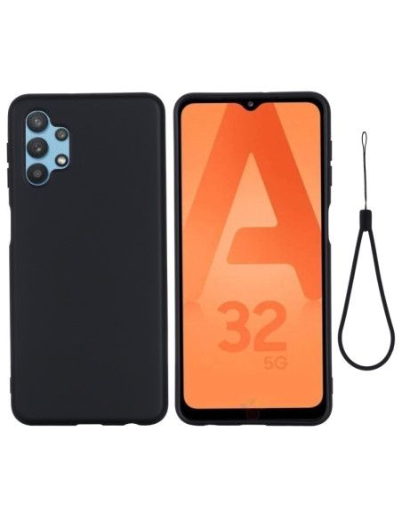 Cover Galaxy A32 5G Silicone Nero | Melacompro