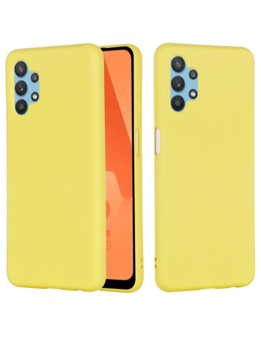 Cover Galaxy A32 5G Silicone Nero Giallo | Melacompro