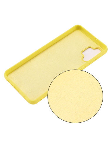 Cover Galaxy A32 5G Silicone Nero Giallo | Melacompro