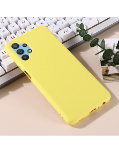 Cover Galaxy A32 5G Silicone Nero Giallo | Melacompro