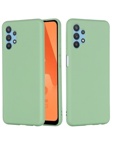 Cover Galaxy A32 5G Silicone Nero Verde | Melacompro