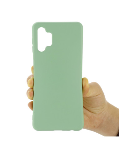 Cover Galaxy A32 5G Silicone Nero Verde | Melacompro