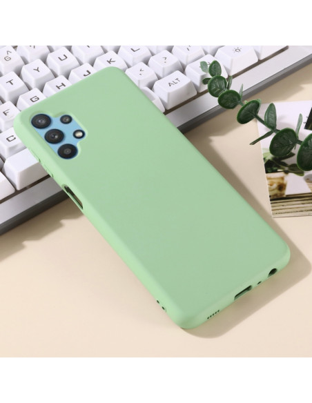 Cover Galaxy A32 5G Silicone Nero Verde | Melacompro