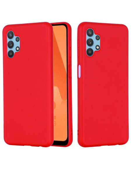 Cover Galaxy A32 5G Silicone Nero Rosso | Melacompro