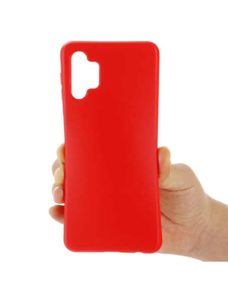 Cover Galaxy A32 5G Silicone Nero Rosso | Melacompro