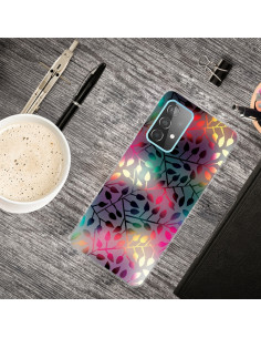 Cover Galaxy A32 5G TPU Antiurto Rami Fluorescenti