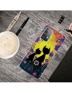 Cover Galaxy A32 5G TPU Antiurto Gattino Trasparente