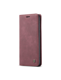 Cover Galaxy A72 5G Flip Pelle Portafoglio Wine Rosso | Melacompro 2