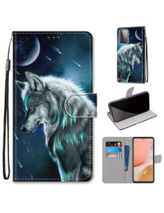 Cover Galaxy A72 Pelle Flip Portafoglio | Melacompro