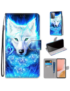 Cover Galaxy A72 Pelle PU Flip Portafoglio | Melacompro