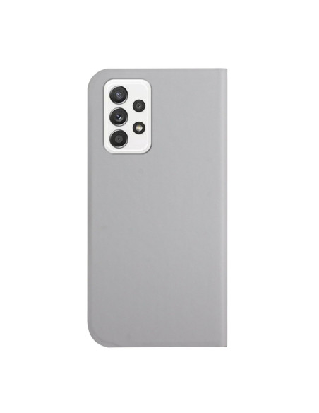 Cover Galaxy A72 5G Pelle Grigia Flip Grigio | Melacompro