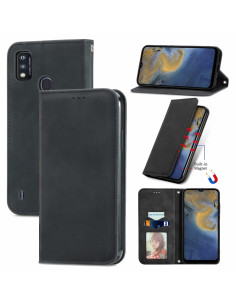 Cover ZTE A51 Libro Pelle Nero