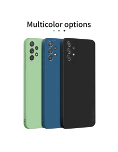 Cover Galaxy A52 TPU Antiurto Nero Blu | Melacompro 2