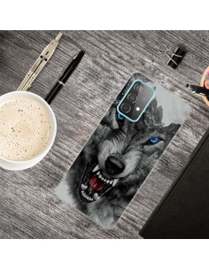 Cover Galaxy A72 TPU Antiurto Lupo di Montagna