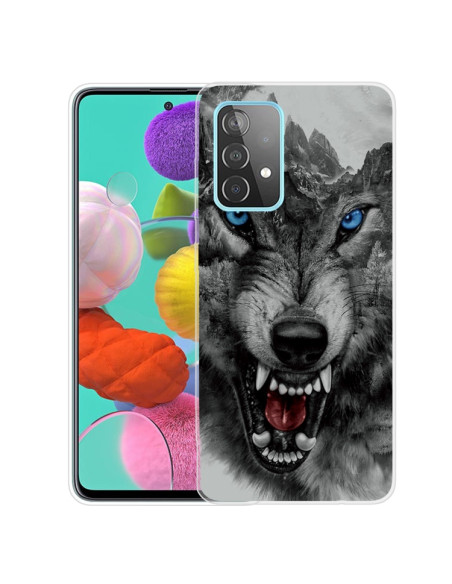 Cover Galaxy A72 TPU Lupo Montagna | Melacompro