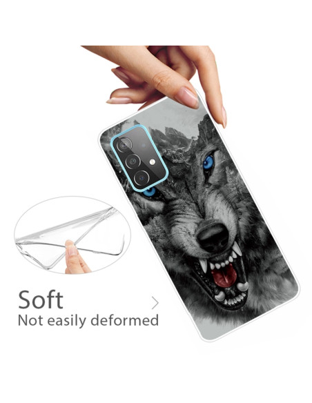 Cover Galaxy A72 TPU Lupo Montagna | Melacompro