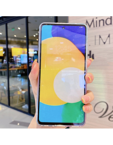 Cover Galaxy A72 TPU Antiurto Verde Rosa | Melacompro