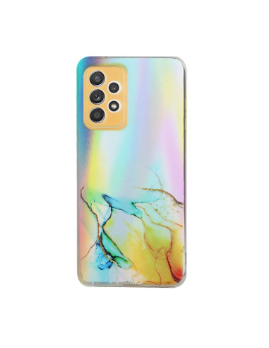 Cover Galaxy A72 TPU Antiurto Verde Giallo | Melacompro