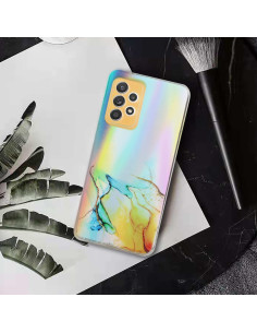 Cover Galaxy A72 TPU Antiurto Verde Giallo | Melacompro 2