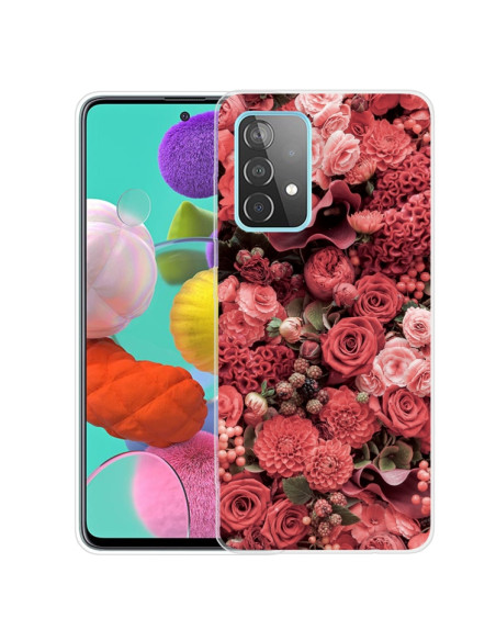 Cover Galaxy A72 TPU Trasparente Rose | Melacompro