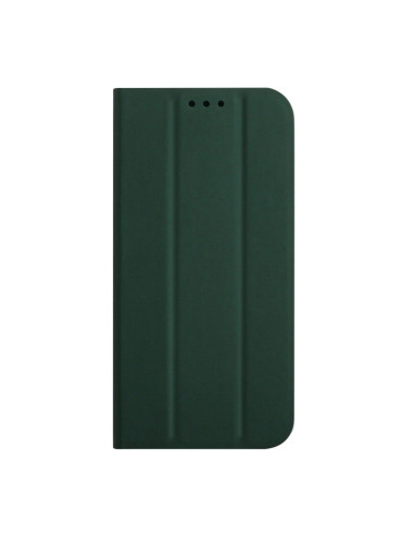 Cover Galaxy A72 5G Pelle Grigia Flip Deep Verde | Melacompro