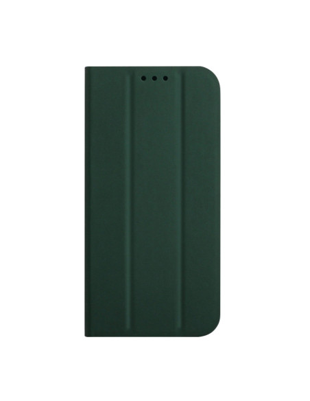 Cover Galaxy A72 5G Pelle Grigia Flip Deep Verde | Melacompro