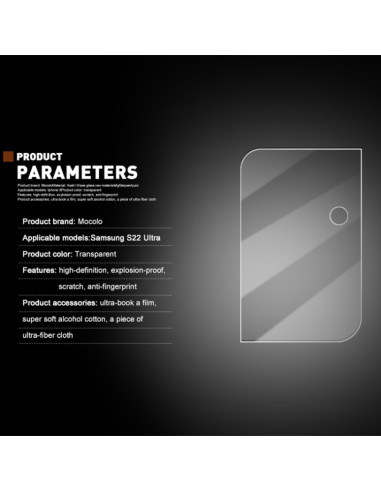 Vetro Temperato Galaxy S22+ 5G Nero | Melacompro