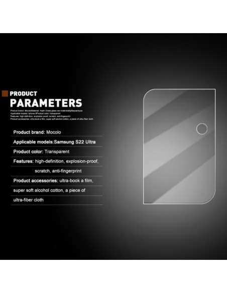 Vetro Temperato Galaxy S22+ 5G Nero | Melacompro