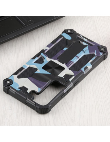 Cover Galaxy S22 5G Mimetico Verde Blu | Melacompro