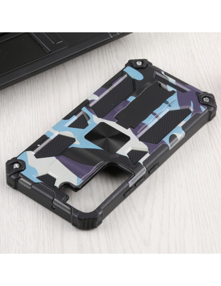 Cover Galaxy S22 5G Mimetico Verde Blu | Melacompro