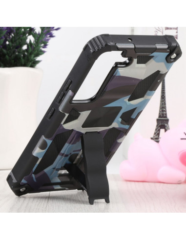 Cover Galaxy S22 5G Mimetico Verde Blu | Melacompro