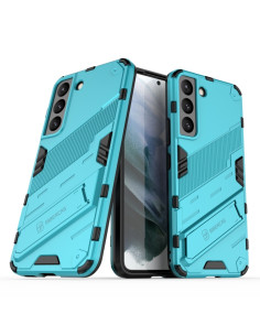 Cover Galaxy S22 5G TPU + PC Mimetico Verde Blu
