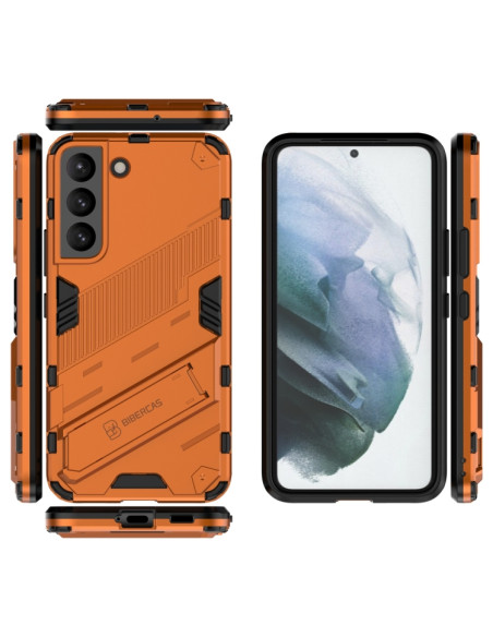 Cover Galaxy S22 5G Mimetico Verde Arancione | Melacompro