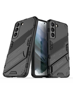 Cover Galaxy S22 5G TPU + PC Mimetico Verde Nero