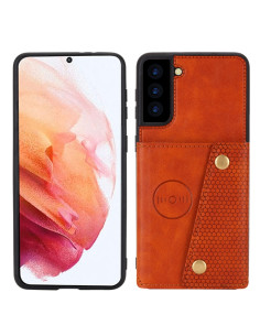 Cover Galaxy S22+ 5G PU TPU Marrone | Melacompro