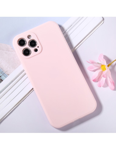 Cover iPhone 12 Pro Max Silicone Rosa | Melacompro