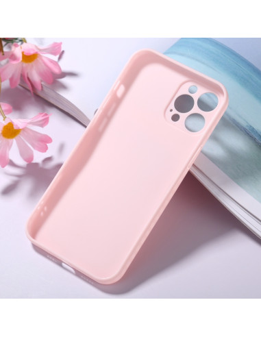 Cover iPhone 12 Pro Max Silicone Rosa | Melacompro