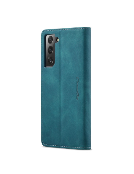 Cover Galaxy S22+ Pelle PU Blu | Melacompro