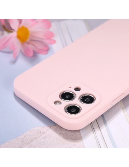 Cover iPhone 12 Pro Max Silicone Rosa | Melacompro