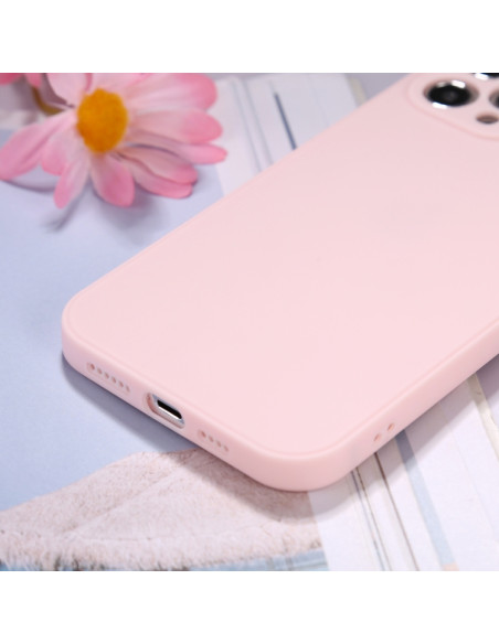 Cover iPhone 12 Pro Max Silicone Rosa | Melacompro