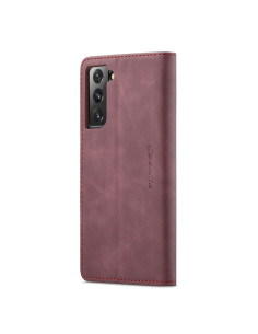 Cover Galaxy S22 Pelle Rosso Vino CaseMe Wine Rosso | Melacompro 2